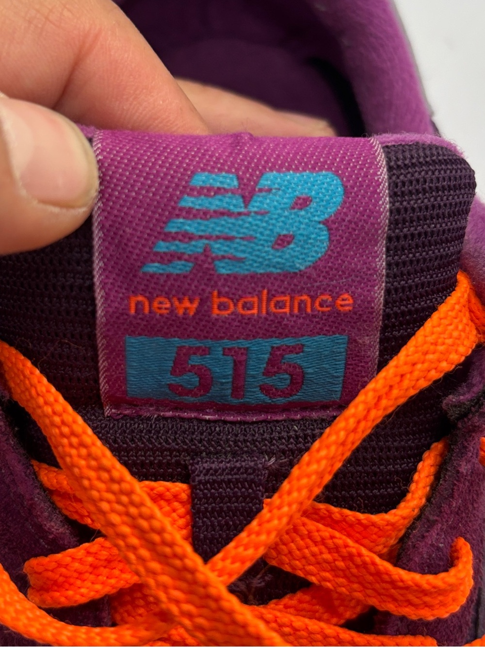 New Balance 515 Purple Orange Sneakers Women's Size 8.5 Retro Casual Running Sho - Picture 14 of 14